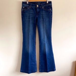 Zara 1975 Low Rise Boot Cut/Flare Jeans Size 40